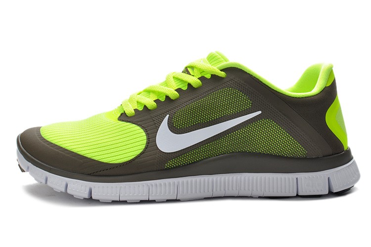 2013 Nike Free 4.0 V3 Mens Shoes Grey Green